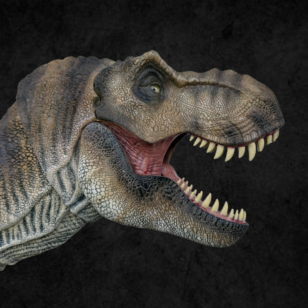 Figura Tyrannosaurus Rex Empress of Jurassic Premium Series Escala 1/18