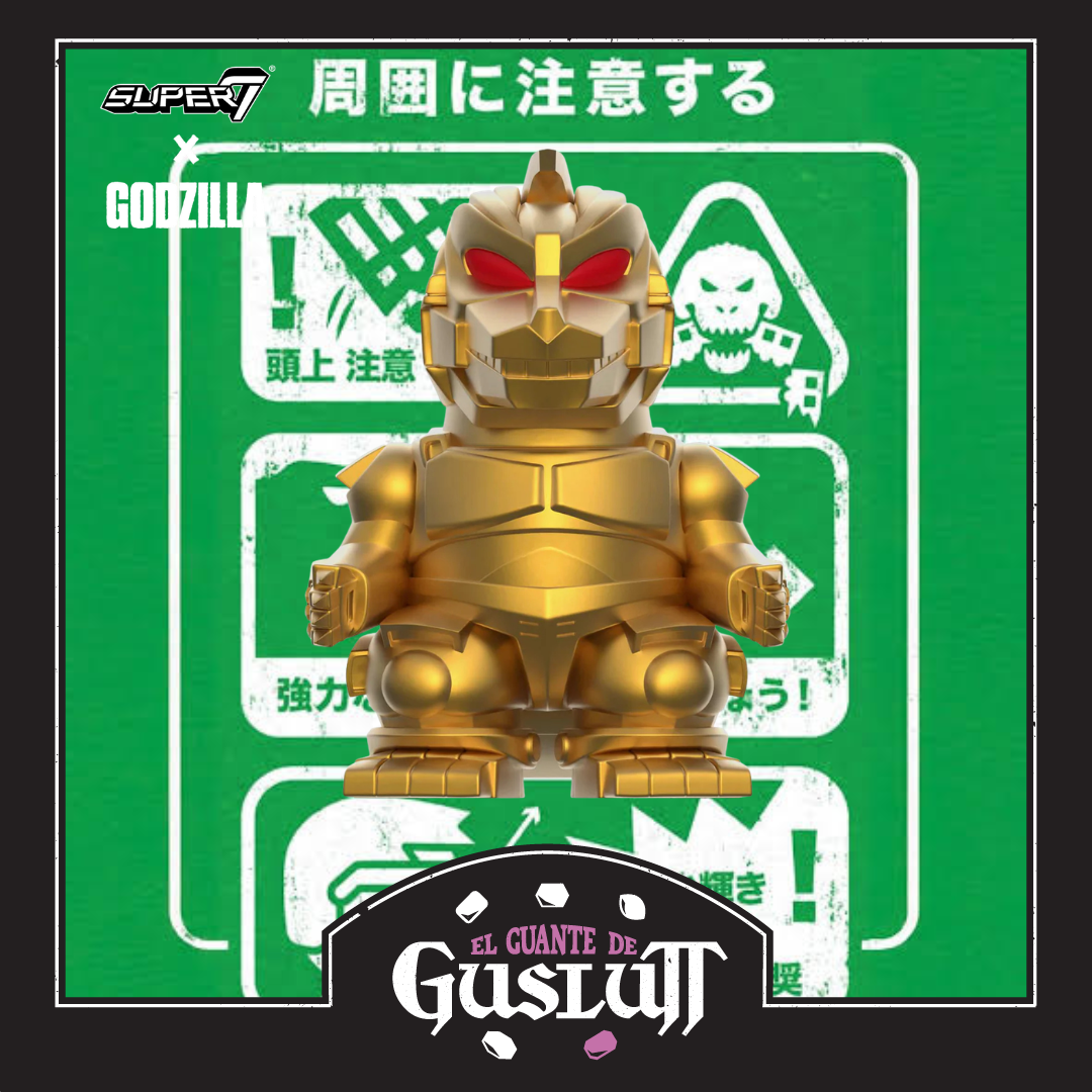 Figura Super 7 Mechagodzilla Edición Vintage Gold