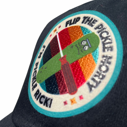 Gorra Rick and Morty Pickle Rick Negra