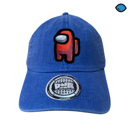 Gorra Among Us “Red” Azul Royal Vintage