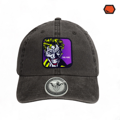 Gorra DC Comics Batman The Joker Gris Tipo Deslavada