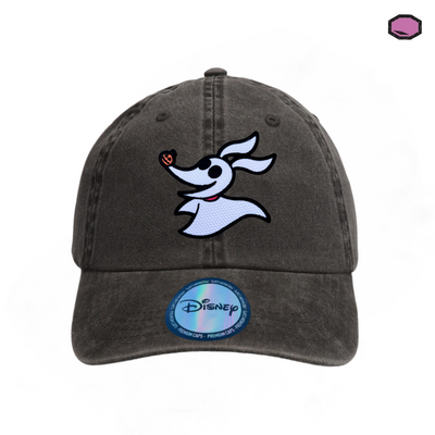 Gorra The Nightmare Before Christmas Zero Gris Tipo Deslavada