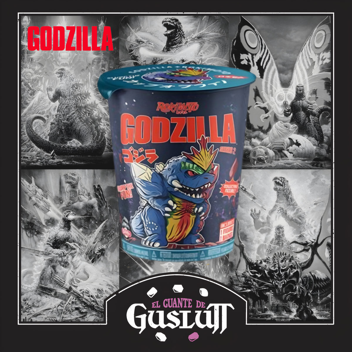 Figura de Vinilo Godzilla Series 2 Rokimoto Cup Collection (Figura al Azar)