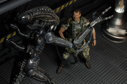 Figura NECA Aliens Serie 1 Xenomorph Warrior Versión Café