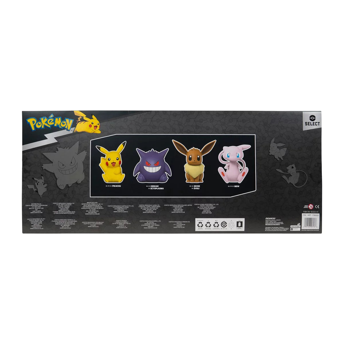 Set de Figuras de Vinilo Suave Pokémon