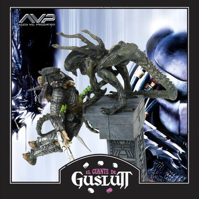 Set de Figuras Mcfarlane Toys Diorama Estatua Alien vs Predator