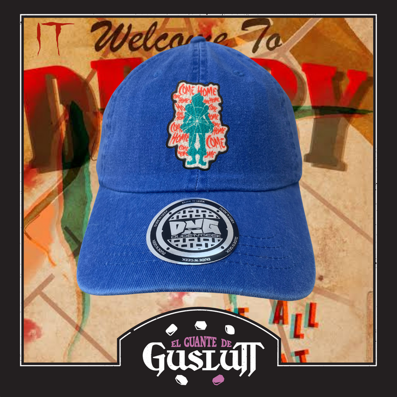 Gorra IT Pennywise “Time to float” Azul Royal Vintage