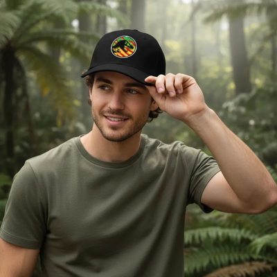 Gorra Jurassic Park Ford Explorer XLT 1992 Negra