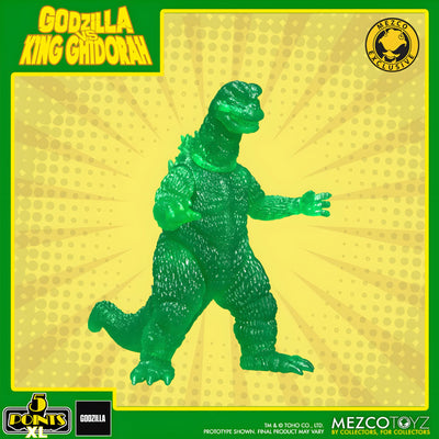 Set de Figuras Mezco Toyz Godzilla Destroy All Monsters Godzilla vs King Ghidorah 5 Puntos XL Edición Exclusiva