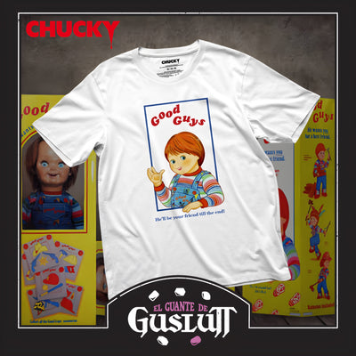 Playera Chucky Good Guys Blanca