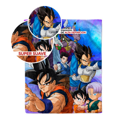 Cobertor Matrimonial Dragon Ball Super Heroes