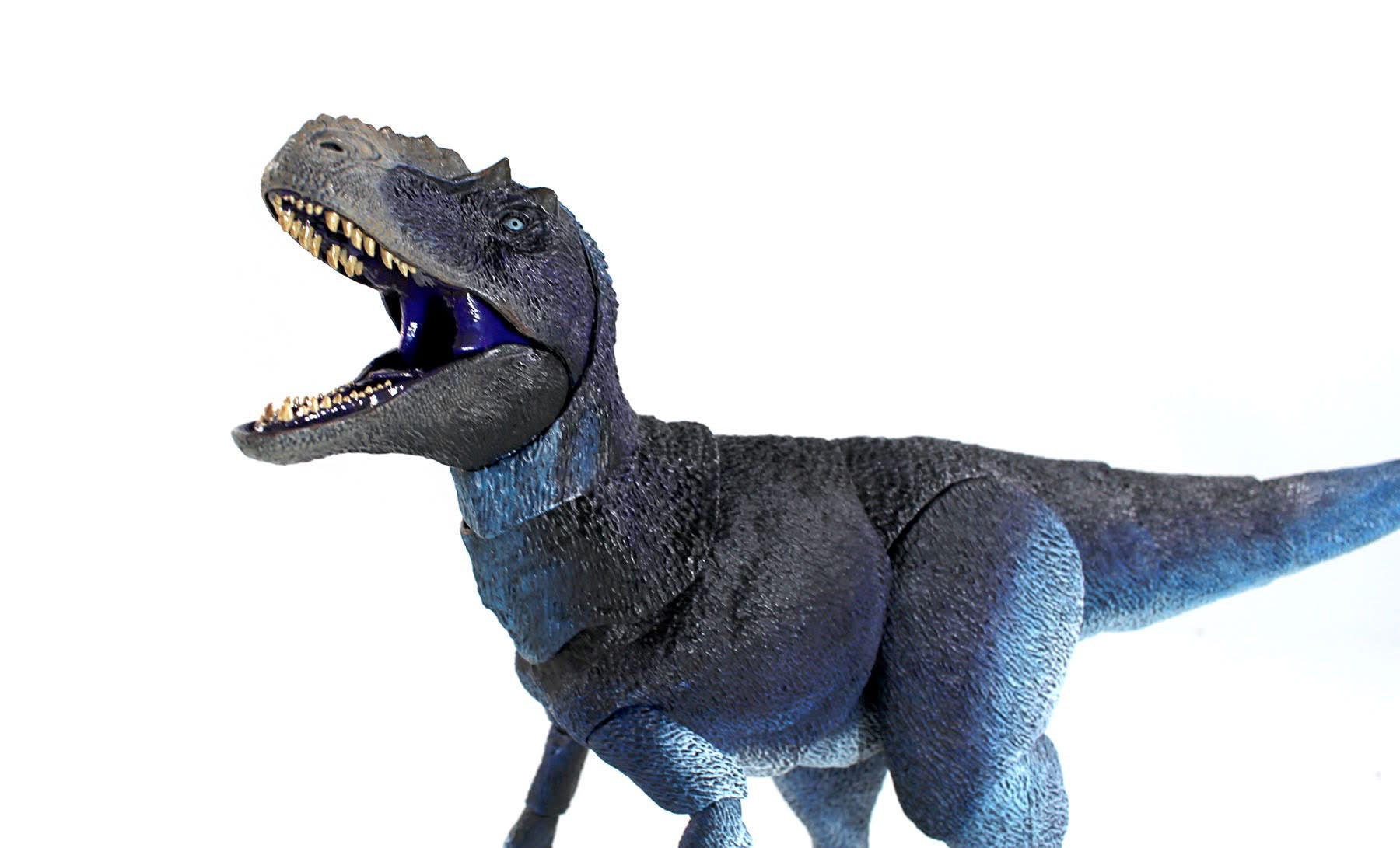 Figura Cyberzoic Yutyrannus Huali Edición Azul Escala 1/18