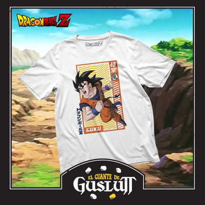 Playera Dragon Ball Z Son Goku Blanca