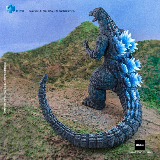 Figura Hiya Toys Godzilla vs King Ghidorah Heat Ray Godzilla Hokkaido Versión 1991 Escala 1/10