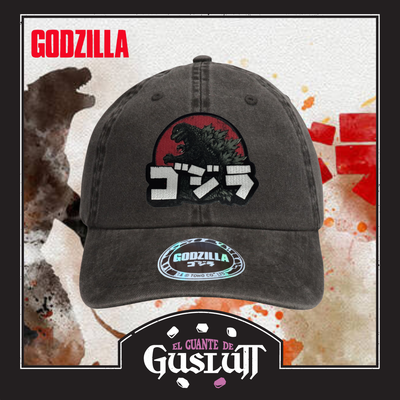Gorra Godzilla: The King of the Monsters Gris Tipo Deslavada