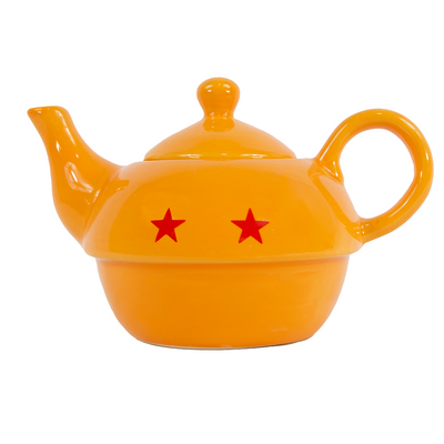 Taza-Tetera Dragon Ball Z Edición Especial Esfera 4 Estrellas