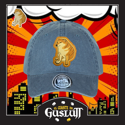 Gorra Cheems “The Meme” Azul Vintage