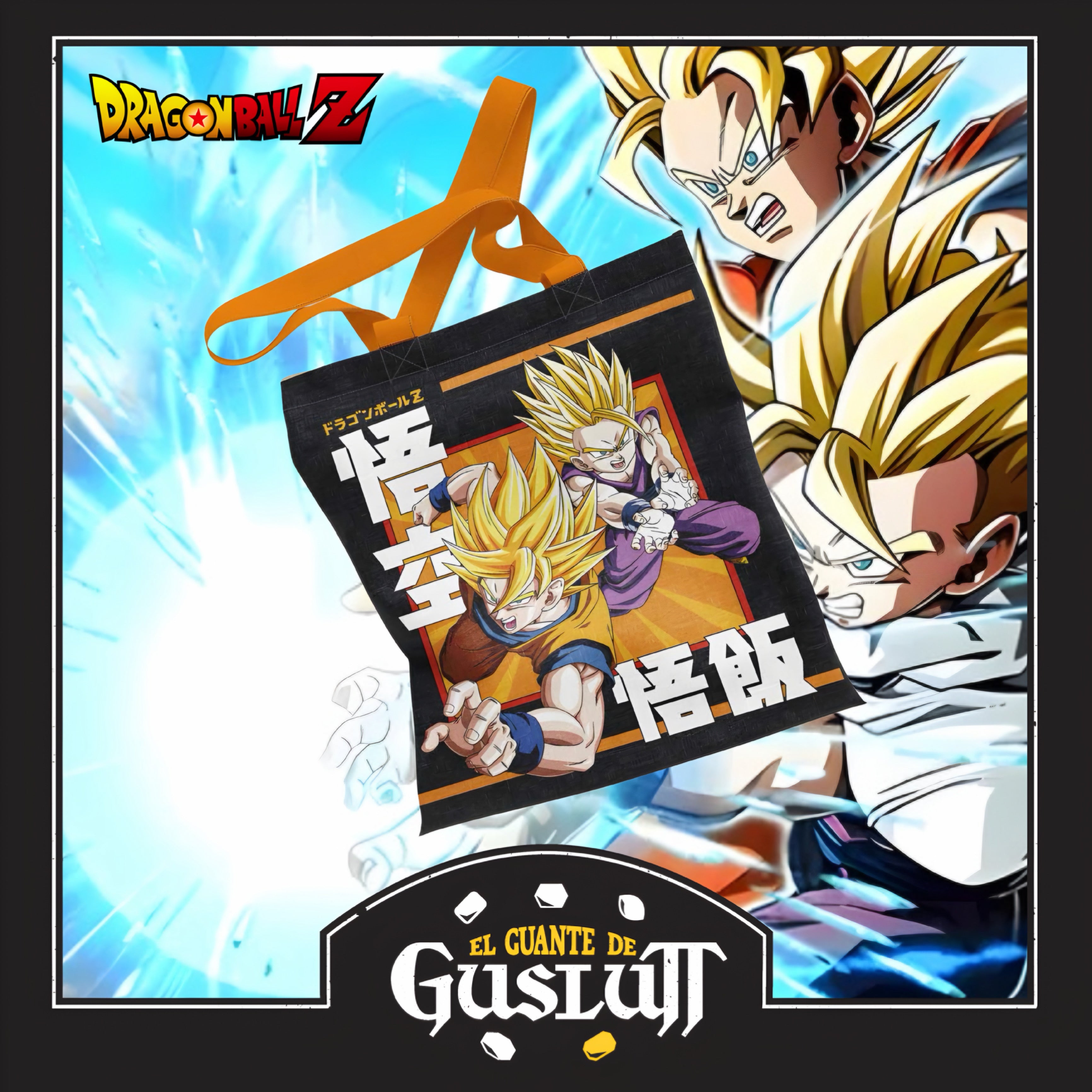 Bolsa de Tela Dragon Ball Z Goku & Gohan