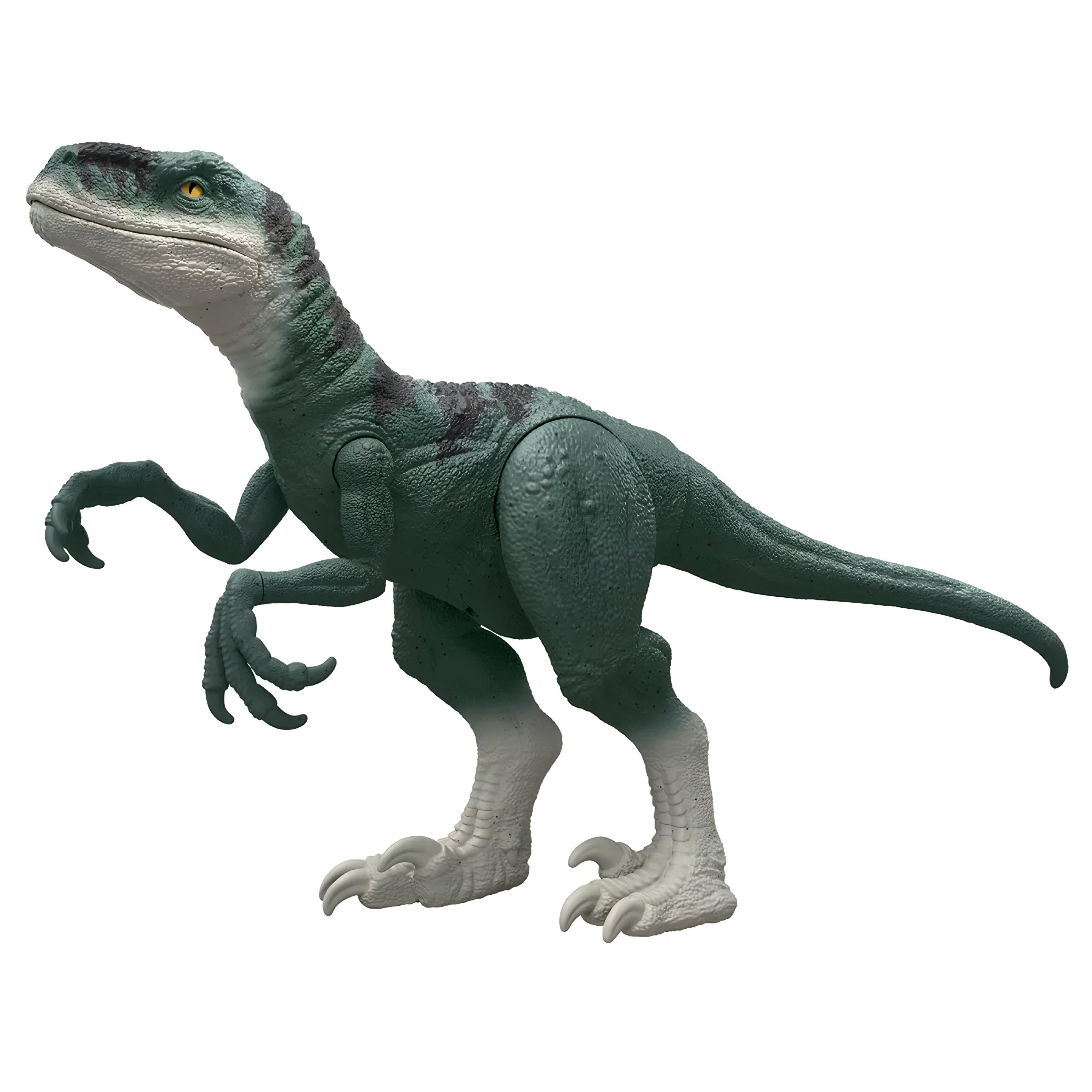 Figura Súper Colosal Jurassic World Atrociraptor con Mini Figuras