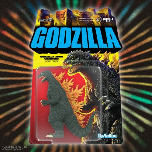 Figura Super 7 Godzilla 2000 (Charging) Escala 1/18