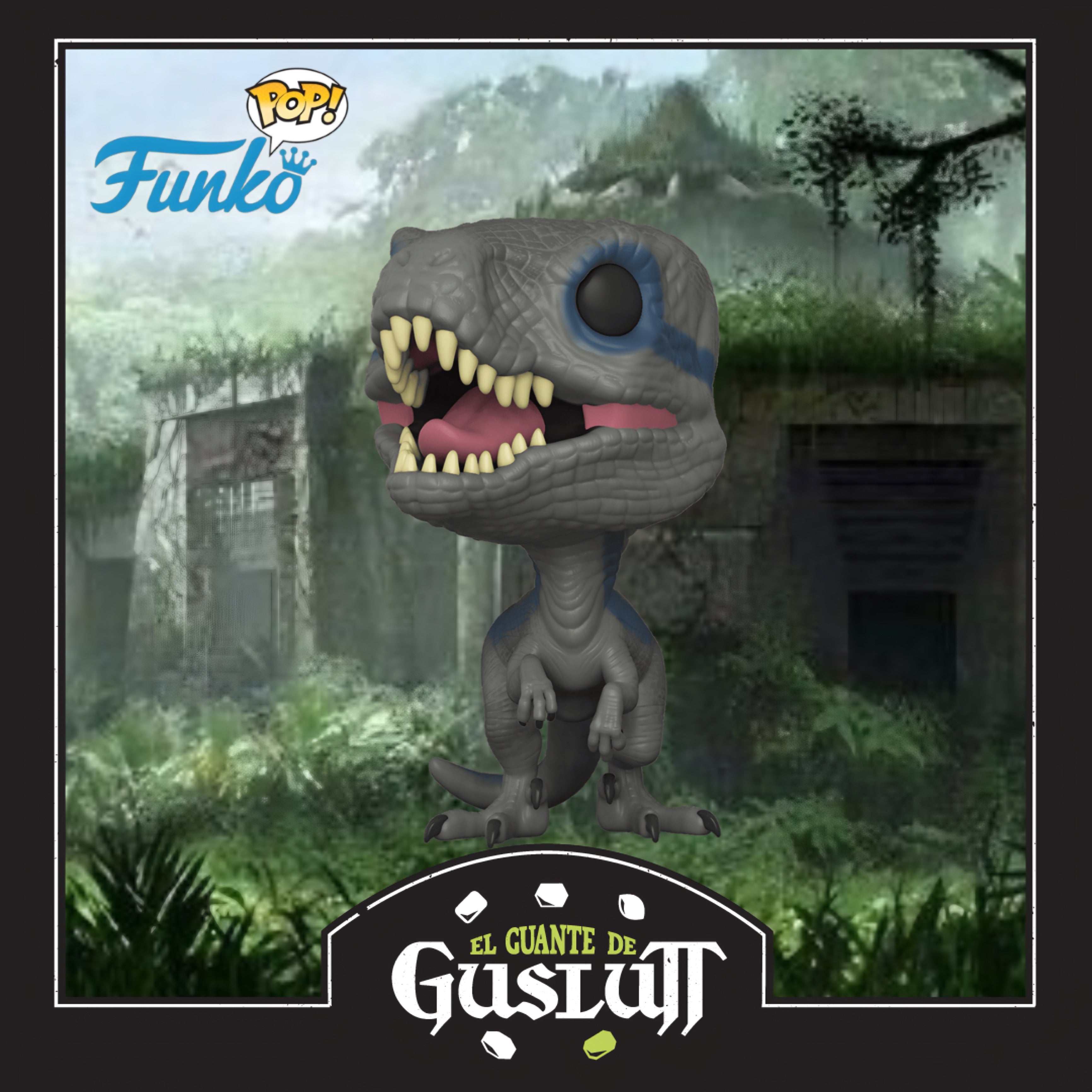 Figura Funko Pop Jurassic World Velociraptor Blue