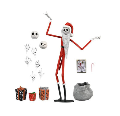 Figura NECA The Nightmare Before Christmas Santa Jack Versión Ultimate