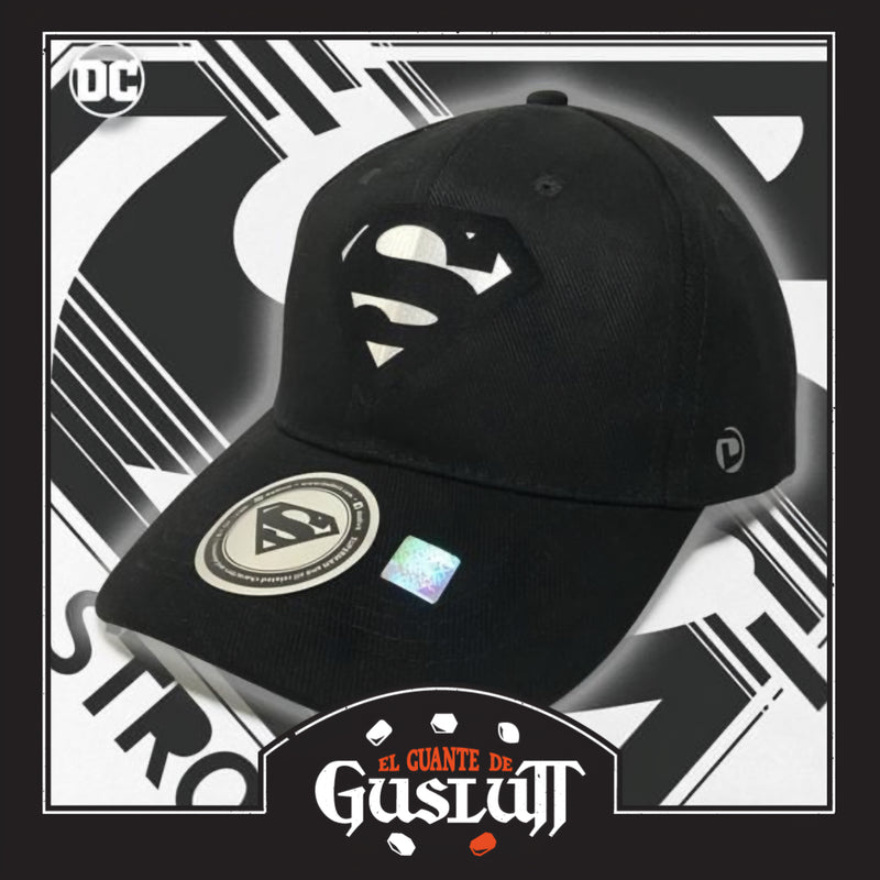 Gorra Superman Black & White Negra