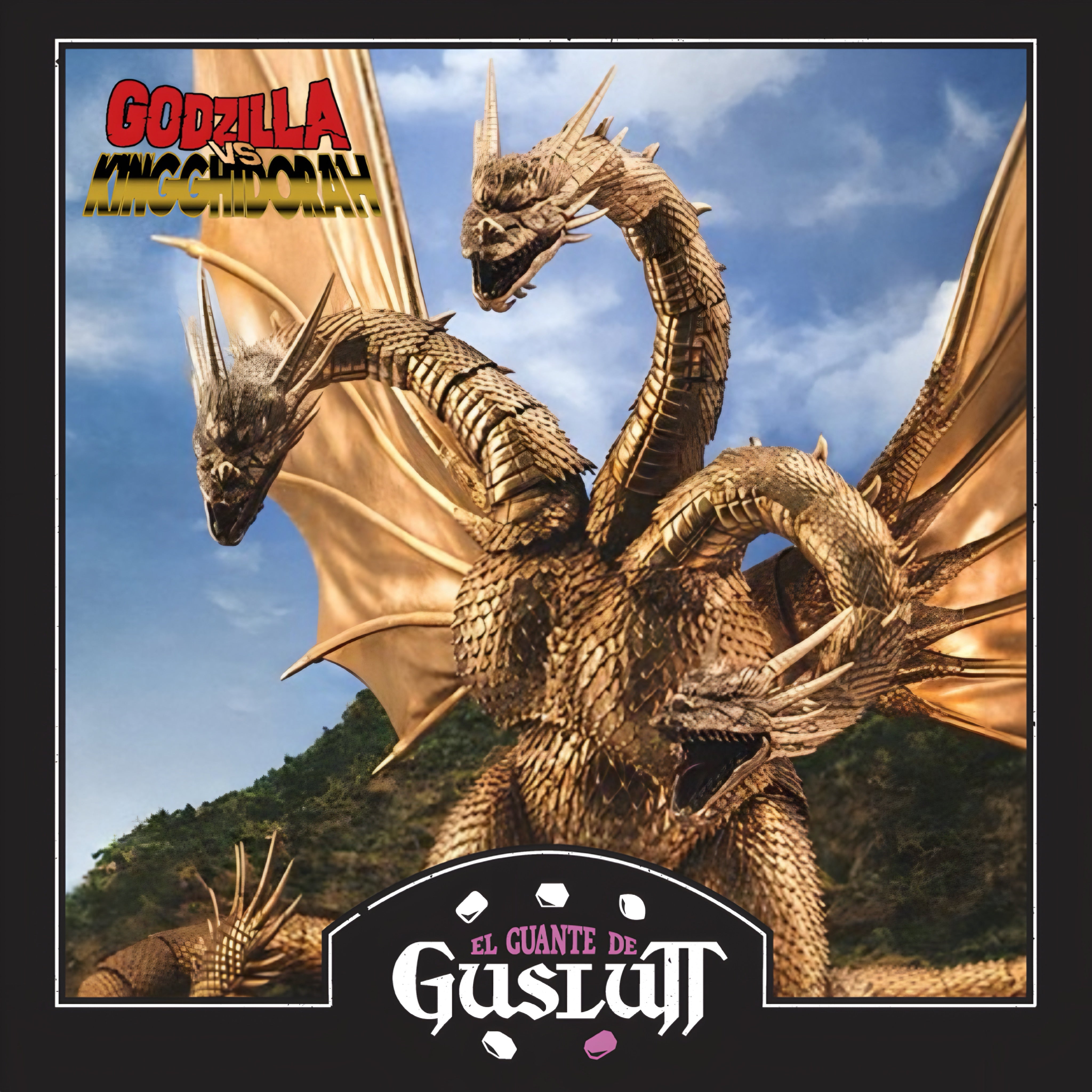Figura Hiya Toys Godzilla vs King Ghidorah Versión 1991 Escala 1/10