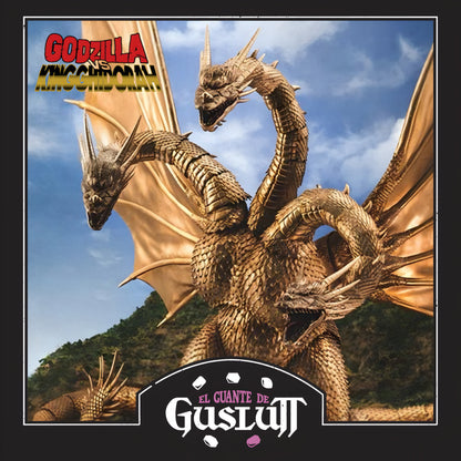 Figura Hiya Toys Godzilla vs King Ghidorah Versión 1991 Escala 1/10