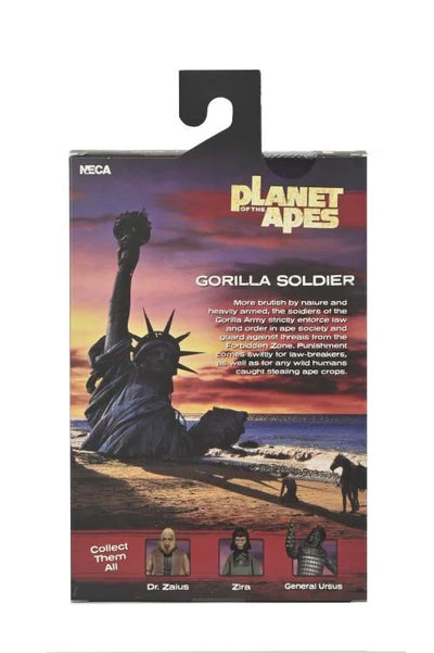 Figura NECA Planet of the apes Edición Serie Clásica Gorilla Soldier
