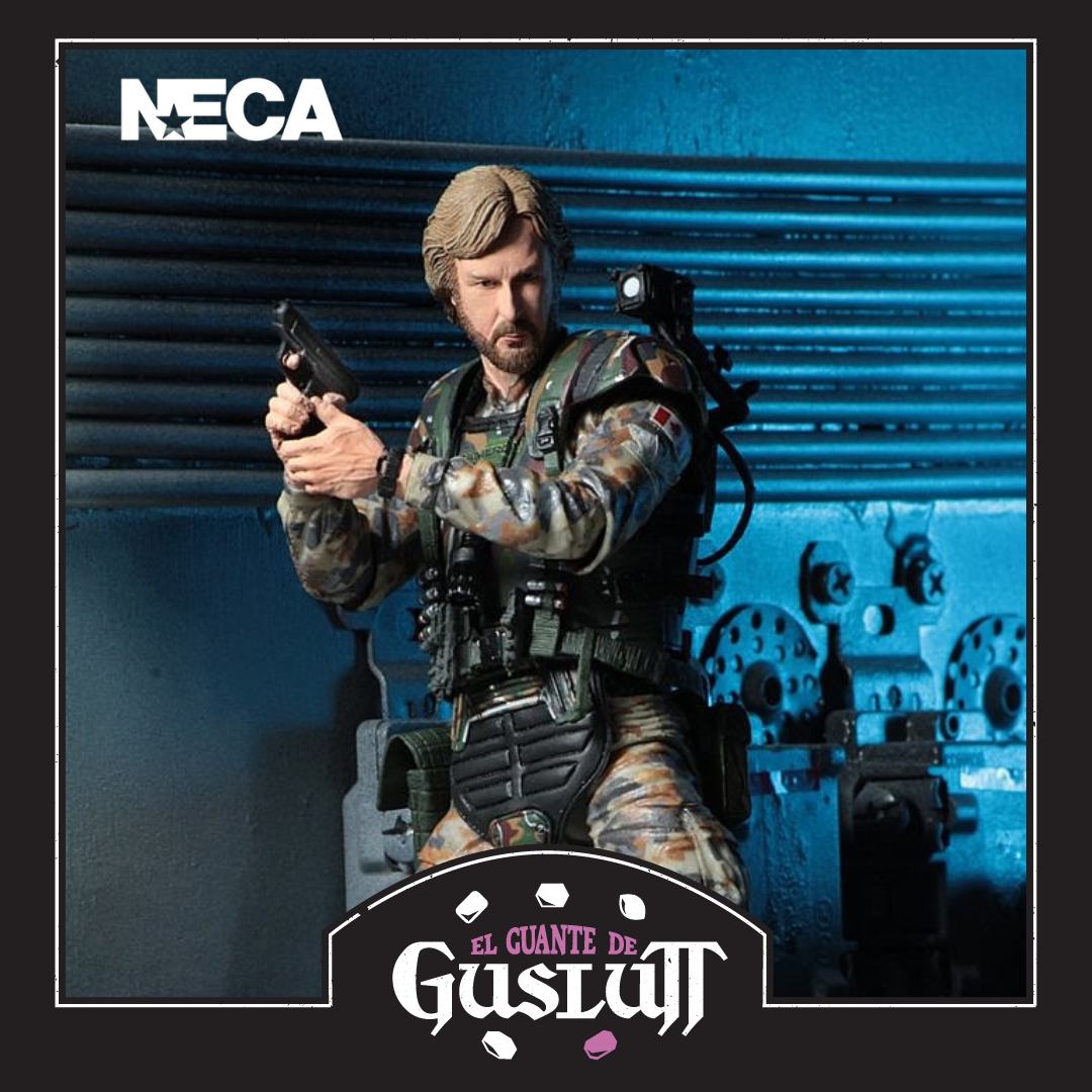 Figura NECA Aliens Colonel James Cameron Edición 30 Aniversario