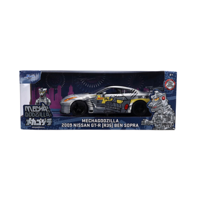 Vehículo Jada Toys Godzilla (Mechagodzilla Nissan GT-R 2009) Escala 1:24
