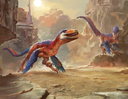 Figura Cyberzoic Deinonychus Antirrhopus Escala 1/18