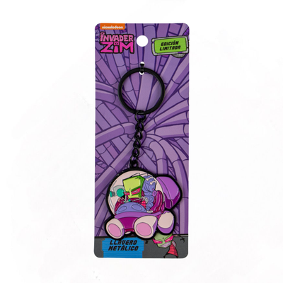 Llavero Nickelodeon Invader Zim Metálico Edición Limitada