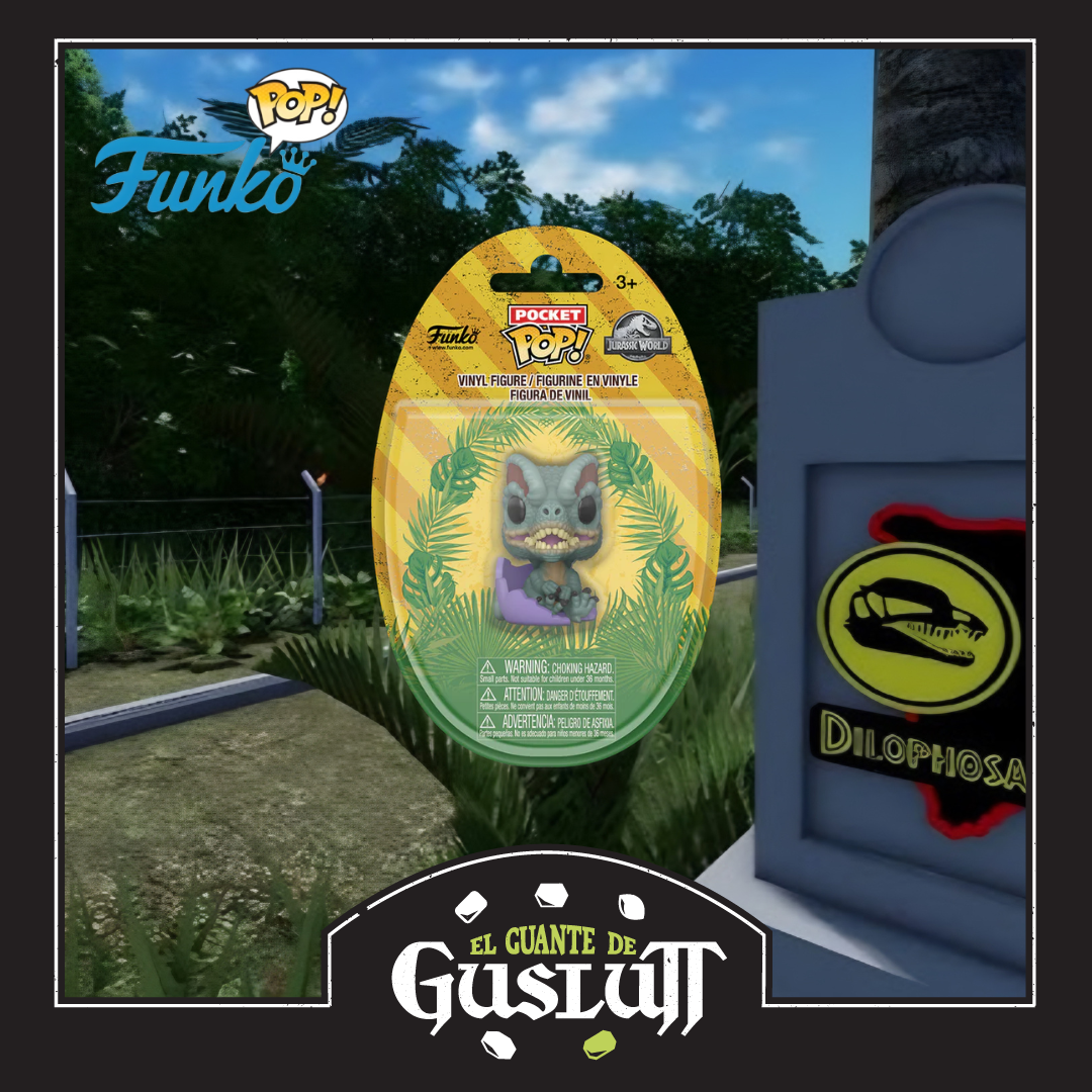 Mini Figura Funko Bitty Pop Jurassic Park Dilophosaurus