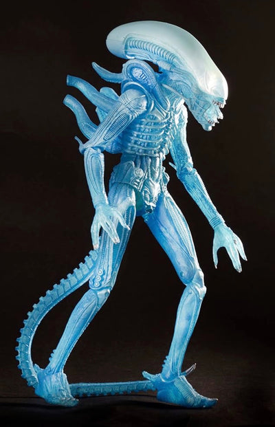 Figura NECA Tributo a Kenner Warrior Alien Versión Azul