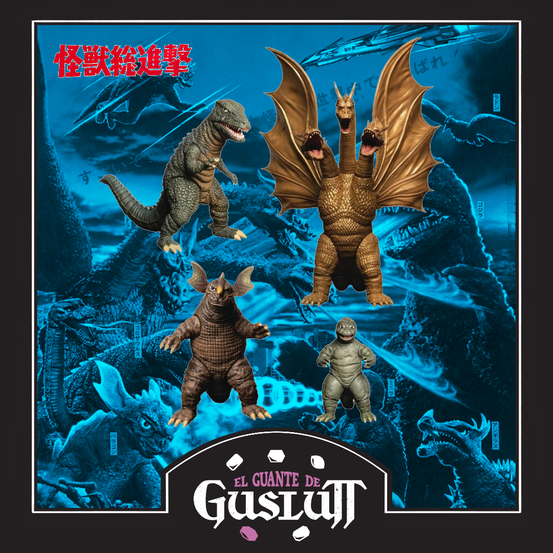 Set de Figuras Mezco Toyz Godzilla Destroy All Monsters Round 2