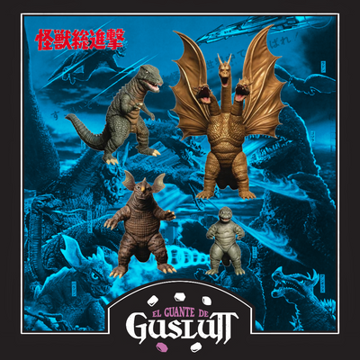 Set de Figuras Mezco Toyz Godzilla Destroy All Monsters Round 2