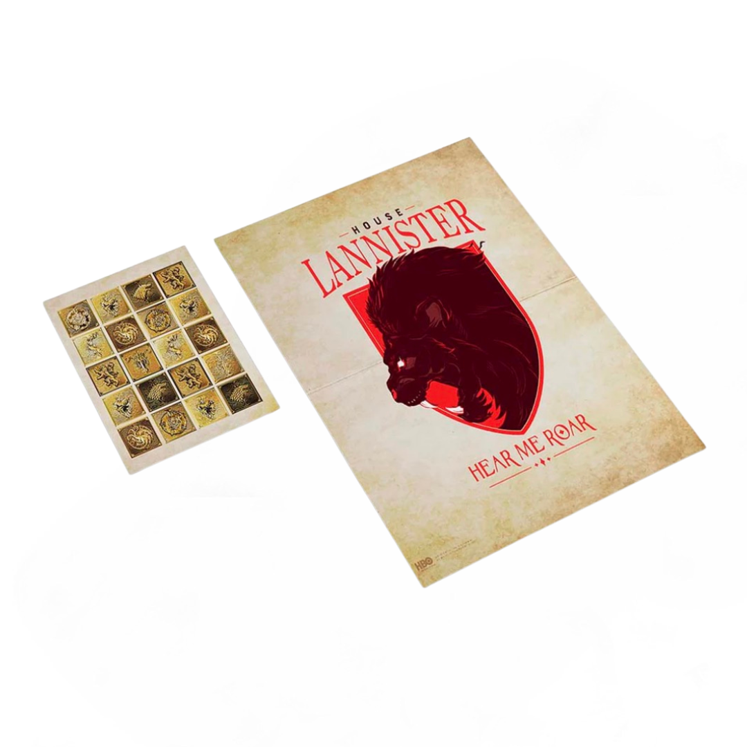 Libreta Game of Thrones Casa Lannister Edición Limitada