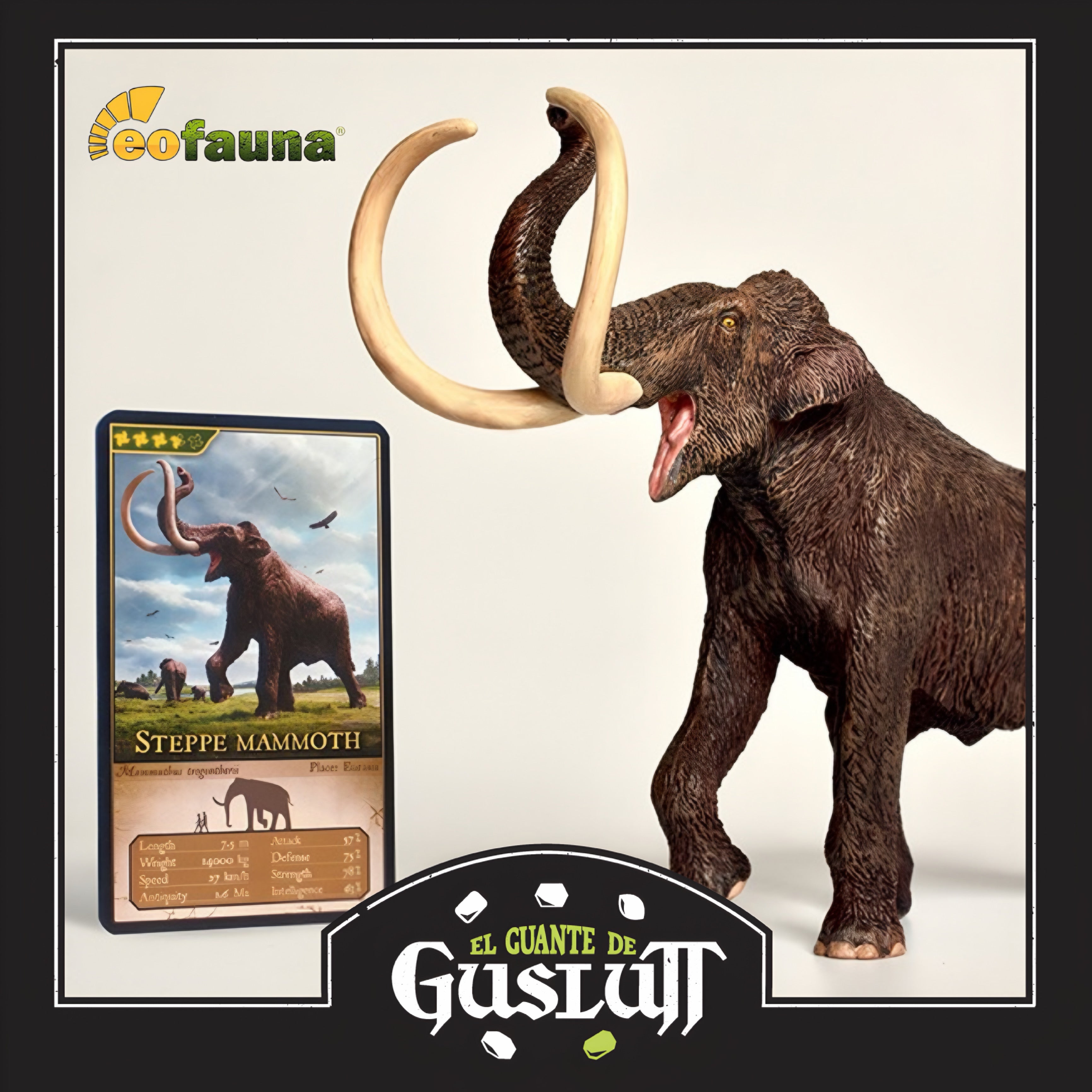 Figura Eofauna Steppe Mammoth Escala 1/35