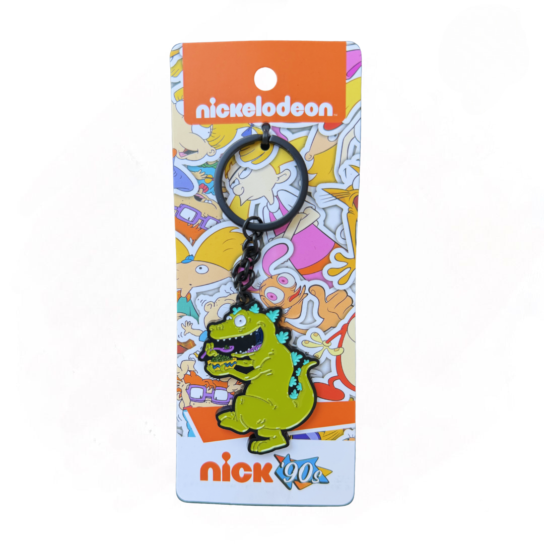 Llavero Nickelodeon Cereal Reptar Metálico Edición Limitada