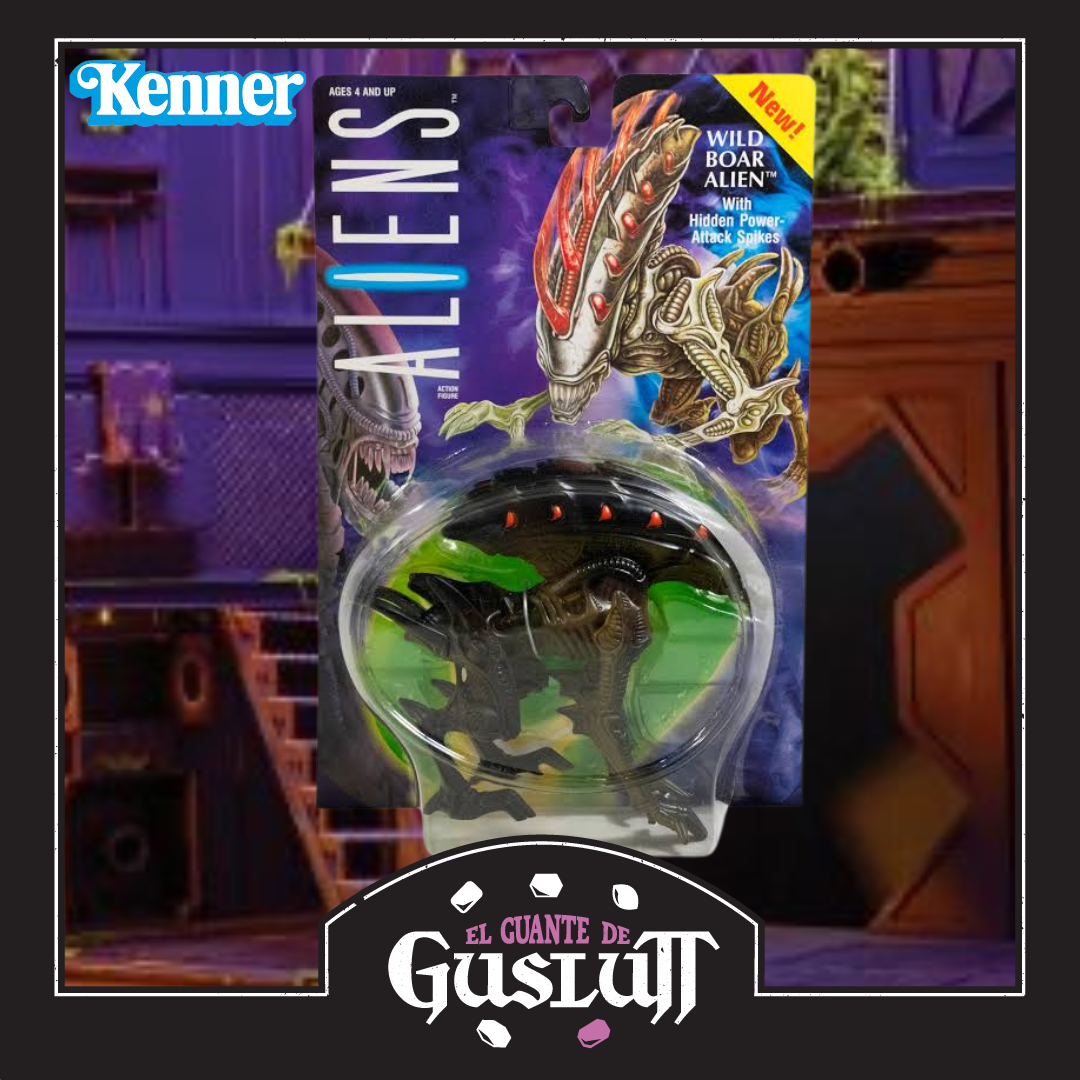 Figura Retro Kenner Wild Boar Alien con acción de ataque