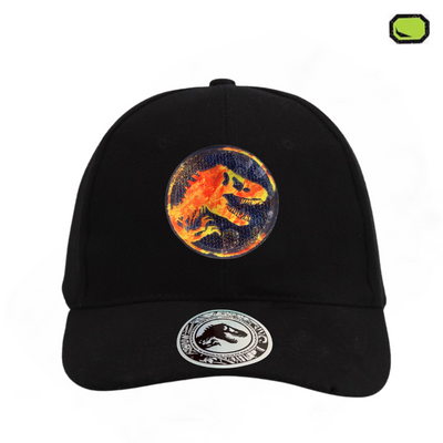 Gorra Jurassic World Logo Lava Negra