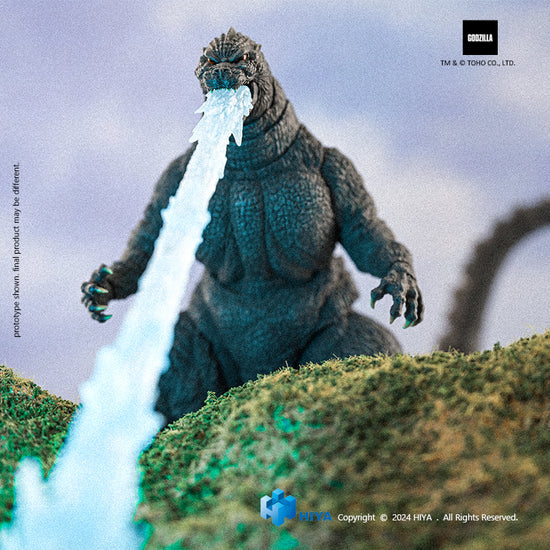 Figura Hiya Toys Godzilla vs King Ghidorah Heat Ray Godzilla Hokkaido Versión 1991 Escala 1/10