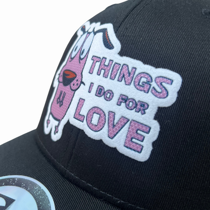 Gorra Cartoon Network Coraje el perro Cobarde Things I Do For Love Negra