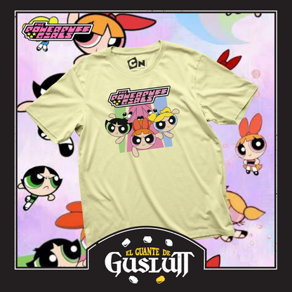 Playera The Powerpuff Girls “Girl Squad” Amarilla