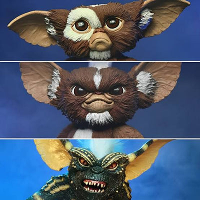 Set de Figuras NECA Evolution of the Gremlin 3 Pack Edición 40 Aniversario Versión Ultimate