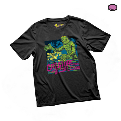 Playera Universal Monsters Creature from the Black Lagoon Negra
