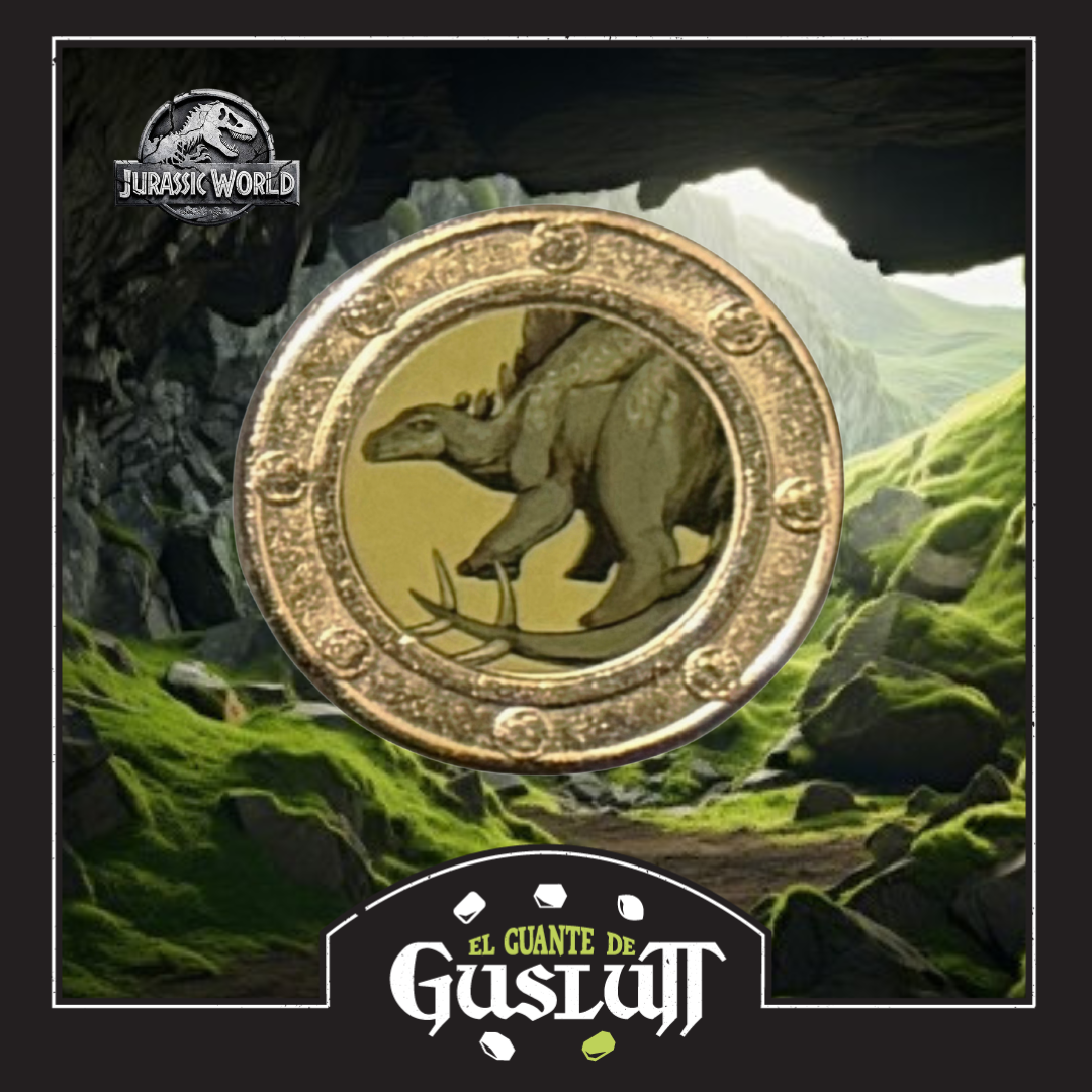 Moneda Conmemorativa Jurassic World Versión Stegosaurus Edición Limitada