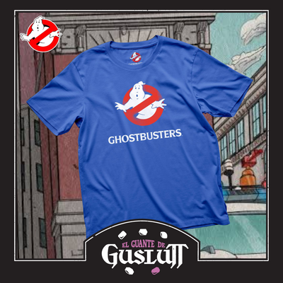 Playera Ghostbusters Logo Clásico Azul